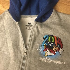 Kids Walt Disney World hoodie 2014 logo size large